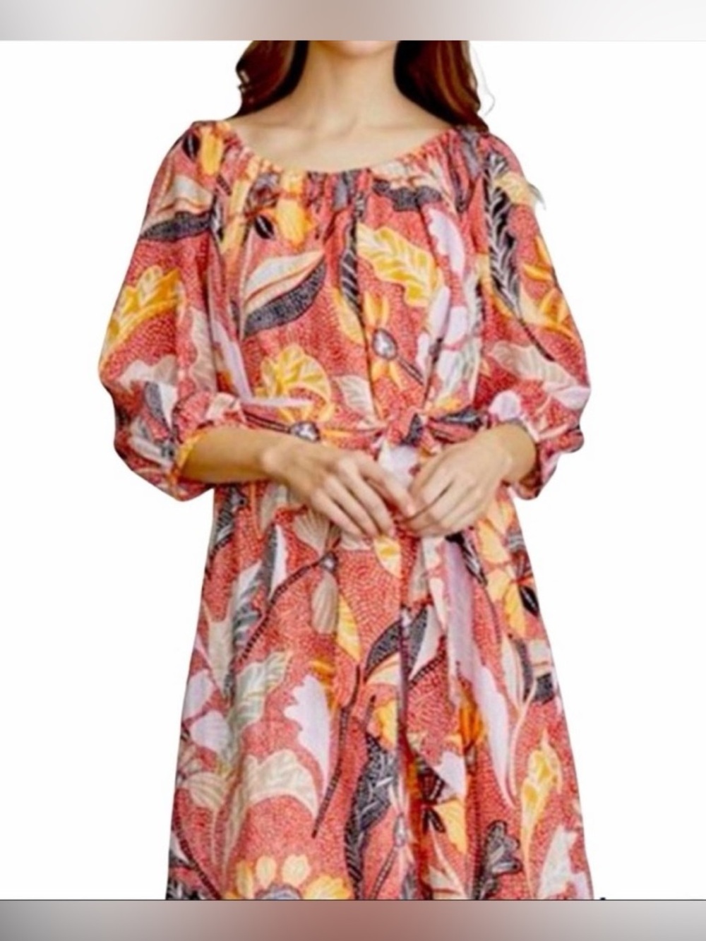 NWT Elizabeth and  James  Marika Uptown Garden Float dress